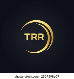 TRR logo. T R R design. White TRR letter. TRR, T R R letter logo design.