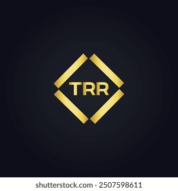 TRR logo. T R R design. White TRR letter. TRR, T R R letter logo design.