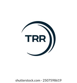 TRR logo. T R R design. White TRR letter. TRR, T R R letter logo design.