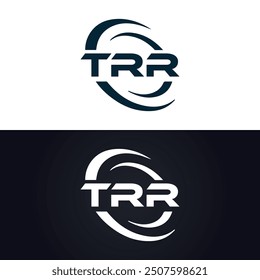 TRR logo. T R R design. White TRR letter. TRR, T R R letter logo design.