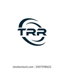 TRR logo. T R R design. White TRR letter. TRR, T R R letter logo design.