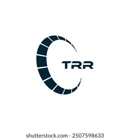 TRR logo. T R R design. White TRR letter. TRR, T R R letter logo design.