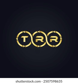 TRR logo. T R R design. White TRR letter. TRR, T R R letter logo design.