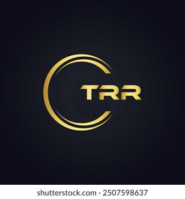 TRR logo. T R R design. White TRR letter. TRR, T R R letter logo design.