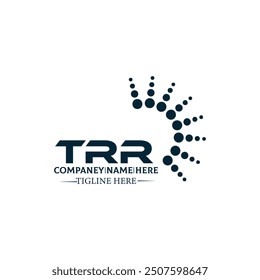 TRR logo. T R R design. White TRR letter. TRR, T R R letter logo design.