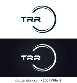 TRR logo. T R R design. White TRR letter. TRR, T R R letter logo design.