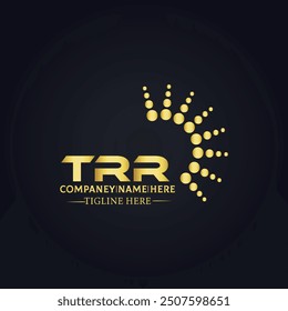 TRR logo. T R R design. White TRR letter. TRR, T R R letter logo design.