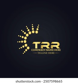 TRR logo. T R R design. White TRR letter. TRR, T R R letter logo design.