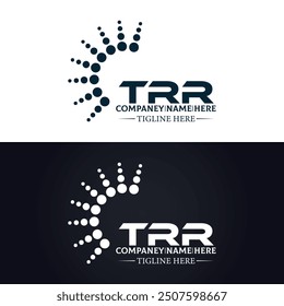 TRR logo. T R R design. White TRR letter. TRR, T R R letter logo design.