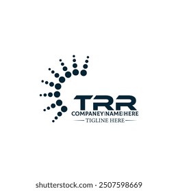 TRR logo. T R R design. White TRR letter. TRR, T R R letter logo design.