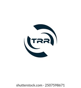 TRR logo. T R R design. White TRR letter. TRR, T R R letter logo design.