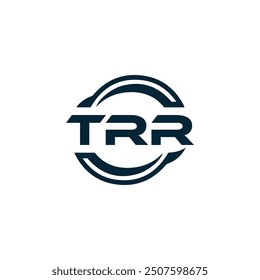 TRR logo. T R R design. White TRR letter. TRR, T R R letter logo design.