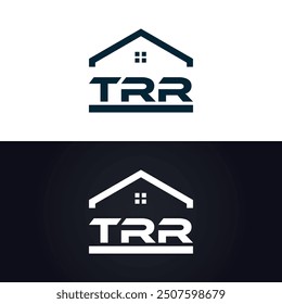 TRR logo. T R R design. White TRR letter. TRR, T R R letter logo design.