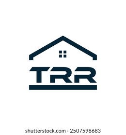 TRR logo. T R R design. White TRR letter. TRR, T R R letter logo design.