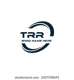 TRR logo. T R R design. White TRR letter. TRR, T R R letter logo design.