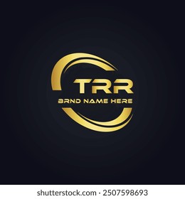 TRR logo. T R R design. White TRR letter. TRR, T R R letter logo design.