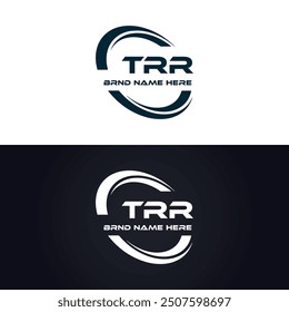 TRR logo. T R R design. White TRR letter. TRR, T R R letter logo design.