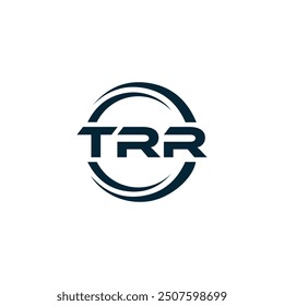 TRR logo. T R R design. White TRR letter. TRR, T R R letter logo design.