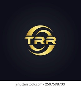 TRR logo. T R R design. White TRR letter. TRR, T R R letter logo design.