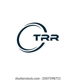 TRR logo. T R R design. White TRR letter. TRR, T R R letter logo design.