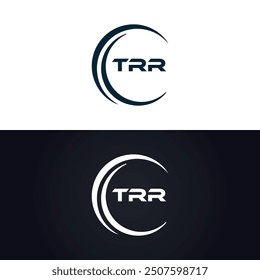 TRR logo. T R R design. White TRR letter. TRR, T R R letter logo design.