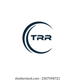 TRR logo. T R R design. White TRR letter. TRR, T R R letter logo design.