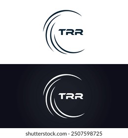 TRR logo. T R R design. White TRR letter. TRR, T R R letter logo design.