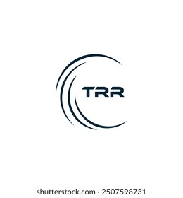 TRR logo. T R R design. White TRR letter. TRR, T R R letter logo design.