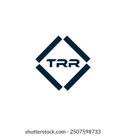 TRR logo. T R R design. White TRR letter. TRR, T R R letter logo design.