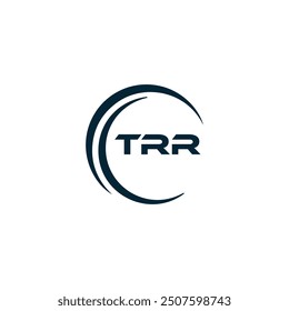 TRR logo. T R R design. White TRR letter. TRR, T R R letter logo design.