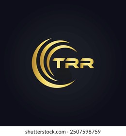 TRR logo. T R R design. White TRR letter. TRR, T R R letter logo design.