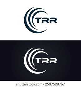 TRR logo. T R R design. White TRR letter. TRR, T R R letter logo design.