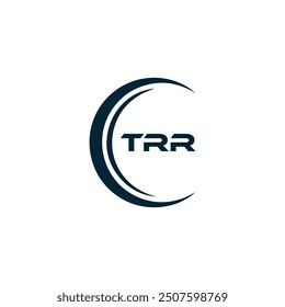 TRR logo. T R R design. White TRR letter. TRR, T R R letter logo design.