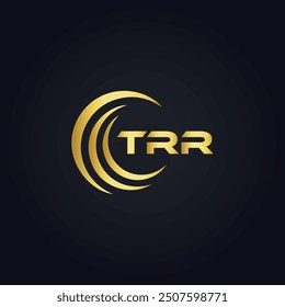 TRR logo. T R R design. White TRR letter. TRR, T R R letter logo design.