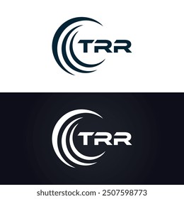 TRR logo. T R R design. White TRR letter. TRR, T R R letter logo design.