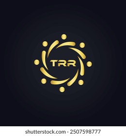 TRR logo. T R R design. White TRR letter. TRR, T R R letter logo design.