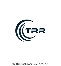 TRR logo. T R R design. White TRR letter. TRR, T R R letter logo design.