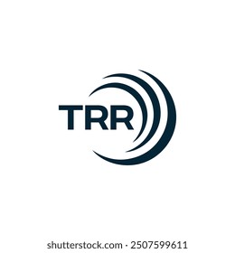 TRR logo. T R R design. White TRR letter. TRR, T R R letter logo design.