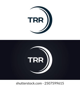 TRR logo. T R R design. White TRR letter. TRR, T R R letter logo design.