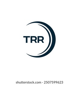 TRR logo. T R R design. White TRR letter. TRR, T R R letter logo design.