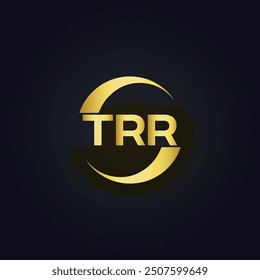 TRR logo. T R R design. White TRR letter. TRR, T R R letter logo design.