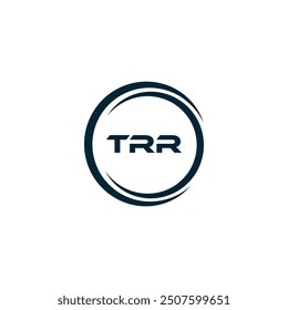 TRR logo. T R R design. White TRR letter. TRR, T R R letter logo design.