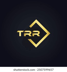 TRR logo. T R R design. White TRR letter. TRR, T R R letter logo design.