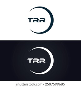 TRR logo. T R R design. White TRR letter. TRR, T R R letter logo design.