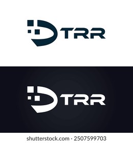 TRR logo. T R R design. White TRR letter. TRR, T R R letter logo design.