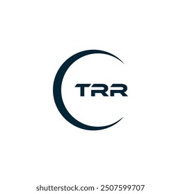 TRR logo. T R R design. White TRR letter. TRR, T R R letter logo design.