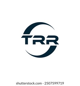 TRR logo. T R R design. White TRR letter. TRR, T R R letter logo design.