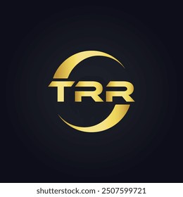 TRR logo. T R R design. White TRR letter. TRR, T R R letter logo design.