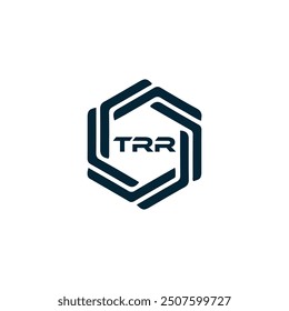 TRR logo. T R R design. White TRR letter. TRR, T R R letter logo design.