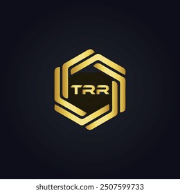 TRR logo. T R R design. White TRR letter. TRR, T R R letter logo design.